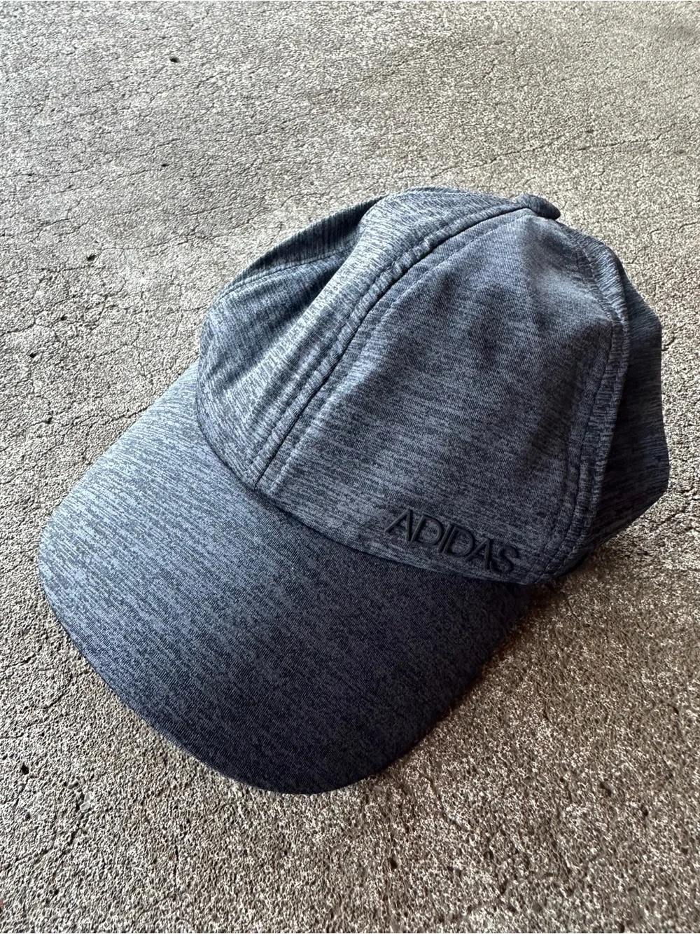 Adidas Climalite Heathered Gray Performance Baseball Hat